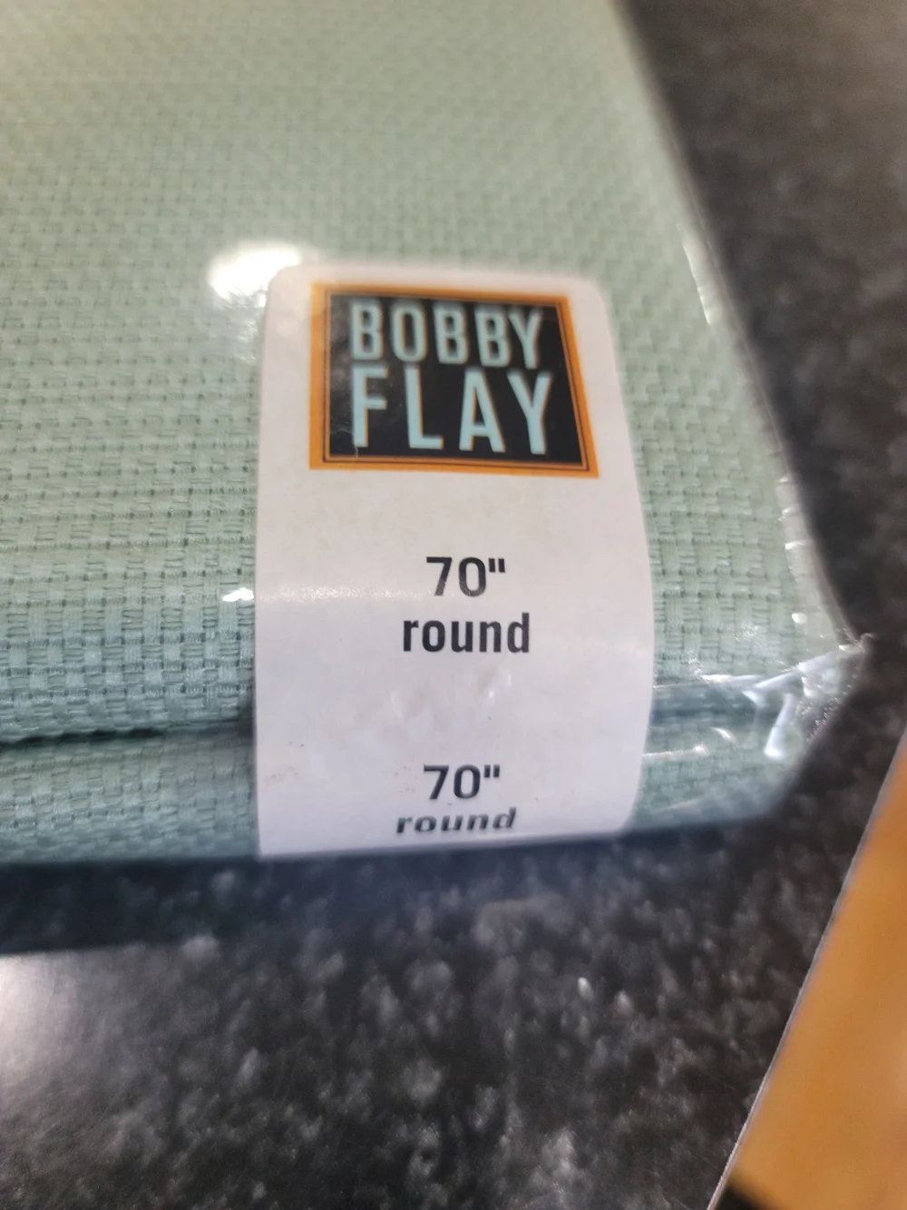 Bobby Flay Sage Green Tablecloth